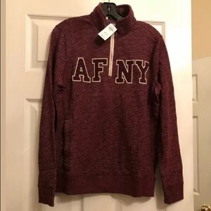Abercrombie & Fitch Men’s Half-Zip Sweatshirt S